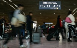 Passengers at Paris Charles de Gaulle