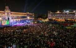 Supporters of Mexico's winning presidential candidate Claudia Sheinbaum pack the Zocalo square in Mexico City
