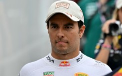 Staying put: Red Bull driver Sergio Perez 