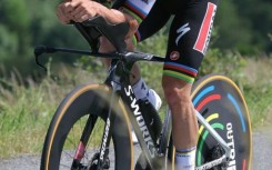 Team Soudal's Remco Evenepoel won the stage 4 time trial in the Criterium du Dauphine on Wednesday