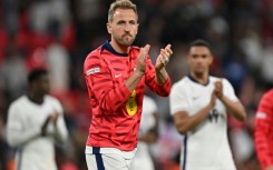 Harry Kane applauds fans after England's 1-0 defeat to Iceland at Wembley