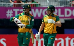 Rescue act: South Africa's David Miller and Heinrich Klaasen in the middle against Bangladesh on Monday