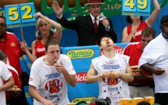 Japan's Takeru Kobayashi won the Nathan's Annual Hot Dog Eating Contest in New York six times in a row before he was beaten by Joey Chestnut