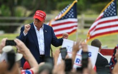 Donald Trump often dances briefly at his rallies