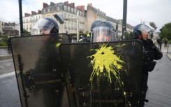 In Paris, there were minor clashes between police and some protesters