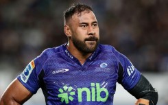 Patrick Tuipulotu will lead the Auckland Blues in the Super Rugby final

