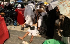 The health ministry reported more than 2,700 cases of "heat exhaustion" on Sunday alone