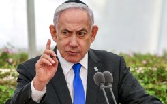 Israeli Prime Minister Benjamin Netanyahu, shown during a ceremony on June 18, 2024, has vowed to remain in Gaza 'until all of the hostages return'