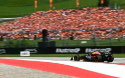 Red Bull Racing's Dutch driver Max Verstappen during the sprint session on the Red Bull Ring race track in Spielberg, Austria