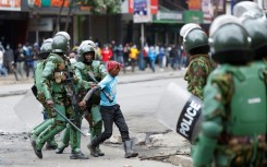 Kenyan security forces have been accused of using excessive force against the protesters