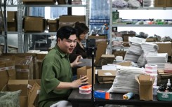 Put off by low pay in his hometown, Ouyang now works as a livestreamer at an e-commerce company in east China's Zhejiang province