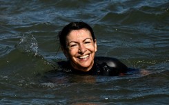 Hidalgo swam in the Seine to demonstrate it is clean enough to host the outdoor swimming events at the Olympics