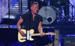 Bruce Springsteen performs during the annual Rock and Roll Hall of Fame Induction Ceremony in November 2022