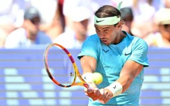 Unhappy with 'level': Rafael Nadal on his way to defeat against Portugal's Nuno Borges in the Bastad final