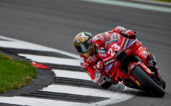 Ducati's Italian rider Enea Bastianini won the British MotoGP 