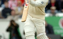 On the attack: Graham Thorpe hits a ball to the boundary during his final Test against Bangladesh at Chester-le-Street in 2005