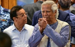 Yunus called for the restoration of order after weeks of violence that left at least 455 people dead