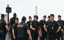 French police flooded the capital on the day of the opening ceremony