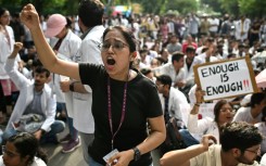 The discovery of the 31-year-old's bloodied body on August 9 at a state-run hospital in the eastern city of Kolkata has sparked furious protests in several cities across the country 