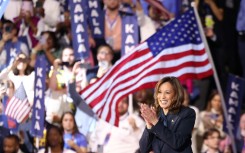 Kamala Harris vowed to bring unity if elected in November