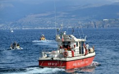 Italian authorities launched what they called a 'delicate' search operation involving specialist divers, boats from several emergency services and helicopters