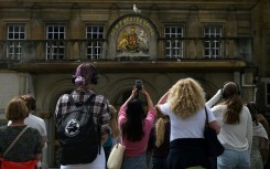 Tourists revel in the city of Bath's role as a setting for the Netflix hit 'Bridgerton' 