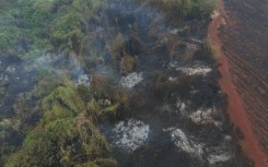 Wildfires rage in parched southeast Brazil