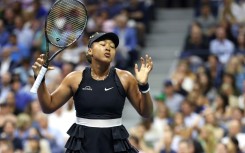 Second-round exit: Japan's Naomi Osaka reacts during her US Open loss to Czech Karolina Muchova