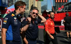 Red Bull's Christian Horner blames Carlos Sainz for the shiunt woith Sergio Perez 