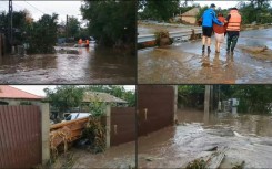 Rescue efforts underway as floods hit Romania's Cudalbi