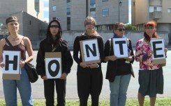 Hundreds rally in France in support of mass rape victim