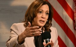 US Vice President and Democratic presidential candidate Kamala Harris speaks during a discussion hosted by the National Association of Black Journalists (NABJ), in Philadelphia, Pennsylvania, on September 17, 2024.