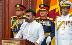 Self-avowed Marxist Anura Kumara Dissanayake was sworn into office on Monday after a landslide win in weekend presidential polls