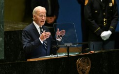 US President Joe Biden speaks during the 79th Session of the United Nations General Assembly at the United Nations headquarters in New York City on September 24, 2024.