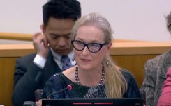 American actor Meryl Streep speaks up for Afghan women and girls at the United Nations, urging the international community to act on their behalf