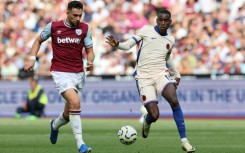 Forward Nicolas Jackson (right) has hit form for Chelsea