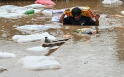 Entire neighbourhoods in Kathmandu were inundated over the weekend with flash floods reported in rivers coursing through the capital