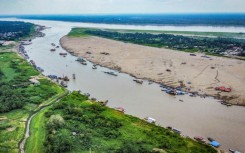 The Amazon River in Leticia, Colombia 