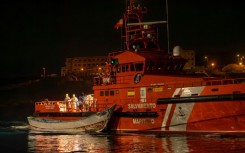 Sea rescue services said they had managed to save 27 people