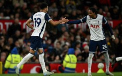 Dominic Solanke (left) scored Tottenham's third goal in a 3-0 win at Manchester United