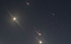 Projectiles intercepted over Tel Aviv in central Israel