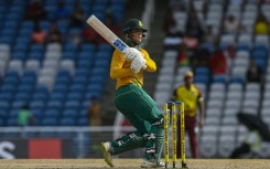 Top score: South Africa's Ryan Rickelton made 91