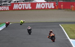 South Africa's Brad Binder went fastest in practice at the Japan MotoGP on Friday