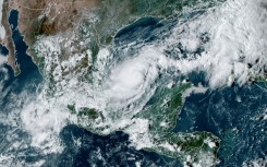 Hurricane Milton churns over the Gulf of Mexico on October 6, 2024 in an image courtesy of NOAA and RAMMB