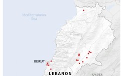 Smoke rises from the site of an Israeli air strike on Beirut's southern suburbs