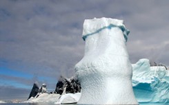 Antarctica (pictured) is located around 1,700 kilometres (1,056 miles) from Australia's Heard Island and McDonald Island