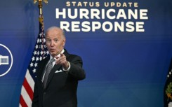 US President Joe Biden offered a testy response to Donald Trump over his criticism of the Biden administration's response to Hurricanes Helene and Milton