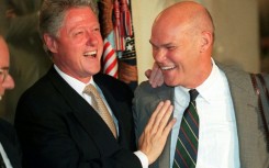 Veteran strategist James Carville (R) steered Bill Clinton to the White House with a campaign best remembered for his pithy motto: it's 
'the economy, stupid'