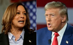 US Vice President Kamala Harris and former president Donald Trump are in a dead heat in the presidential election