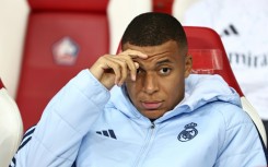 Real Madrid's French forward Kylian Mbappe